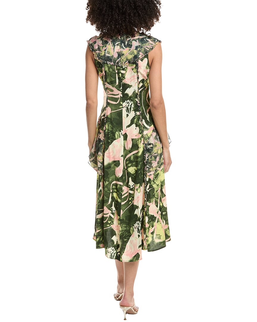 3.1 Phillip Lim Floating Iris Ruffle Dress