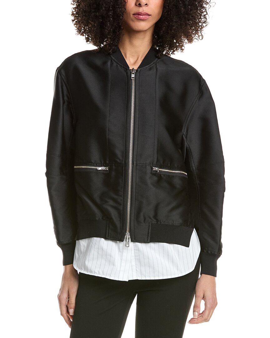3.1 Phillip Lim Silk-Blend Bomber Jacket