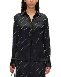 3.1 Phillip Lim Liquid Satin Pajama Shirt