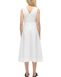 3.1 Phillip Lim Sleeveless V-Neck Belted Midi Dress