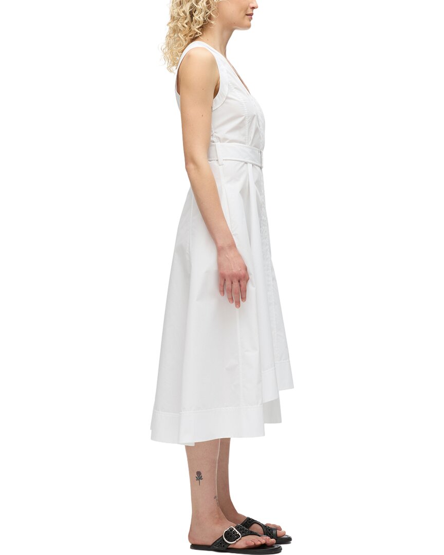 3.1 Phillip Lim Sleeveless V-Neck Belted Midi Dress