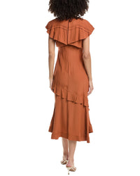 3.1 Phillip Lim Ruffle Overlay Midi Dress