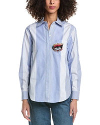 3.1 Phillip Lim Striped Eye Love Ny Relaxed Top