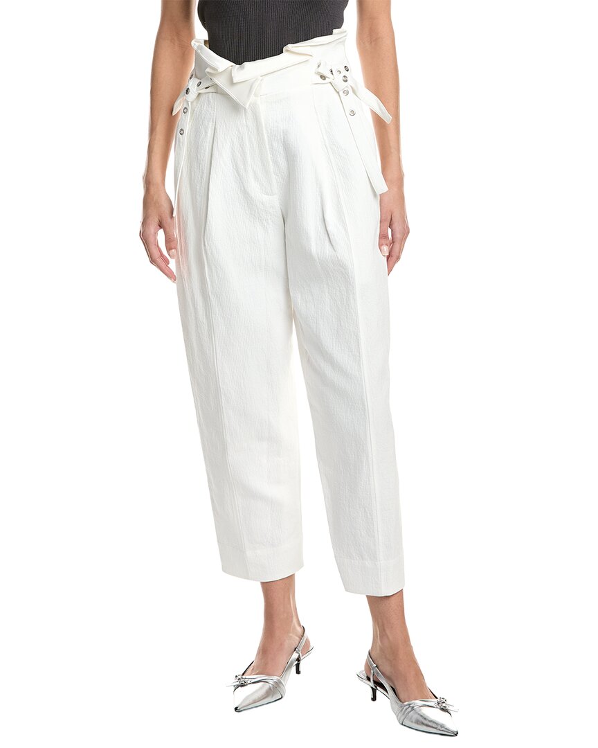 3.1 Phillip Lim Linen-Blend Paperbag Pant