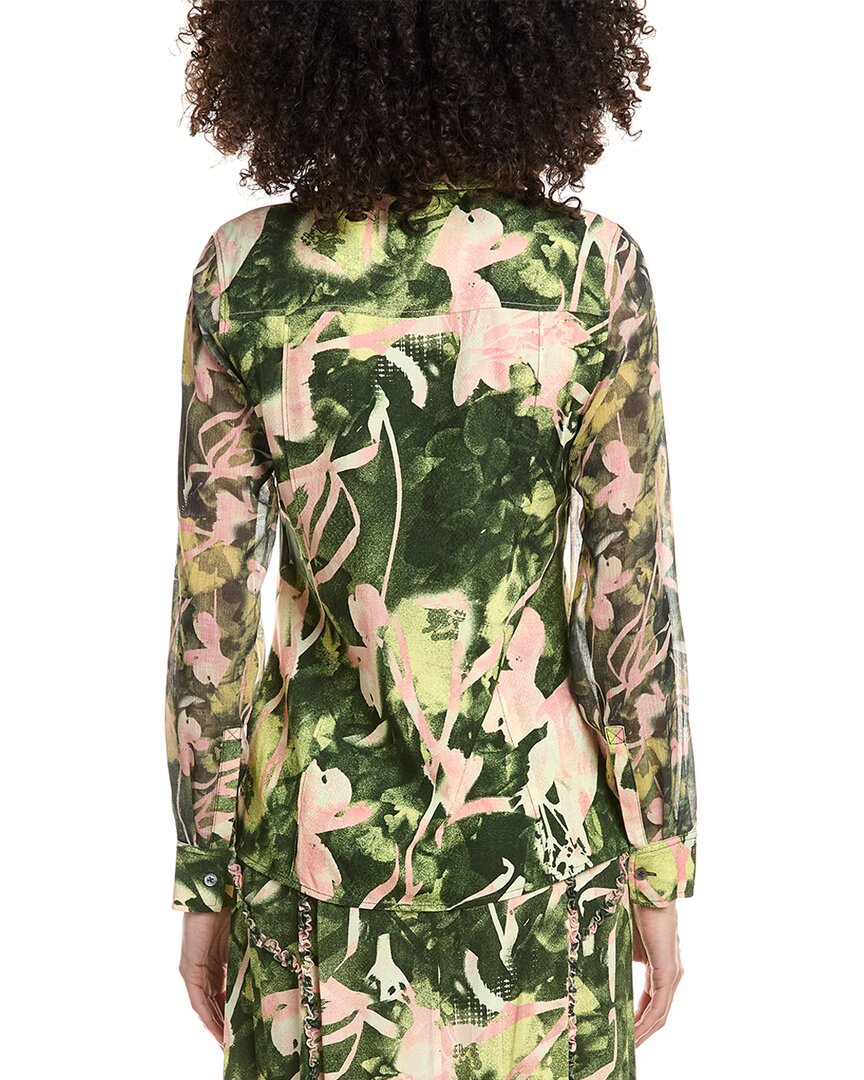 3.1 Phillip Lim Floating Iris Ruffle Shirt