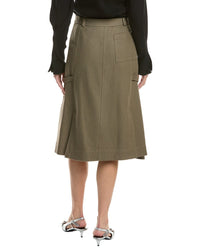 3.1 Phillip Lim Utility Wool-Blend Godet Skirt
