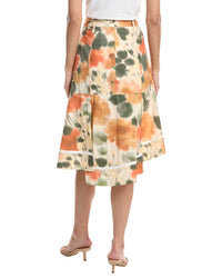 3.1 Phillip Lim Blurred Marigold Asymmetric Panel Skirt
