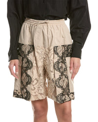 3.1 Phillip Lim Corded Leaf Lace Basketball Short