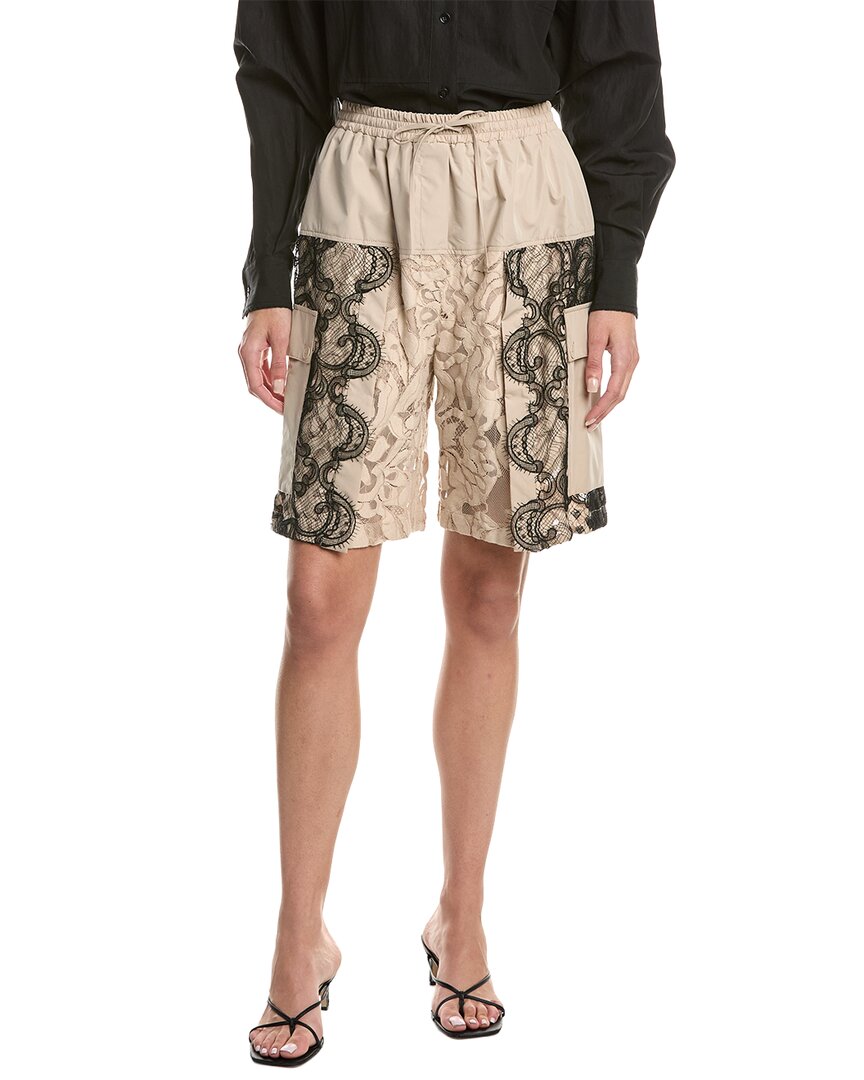 3.1 Phillip Lim Corded Leaf Lace Basketball Short
