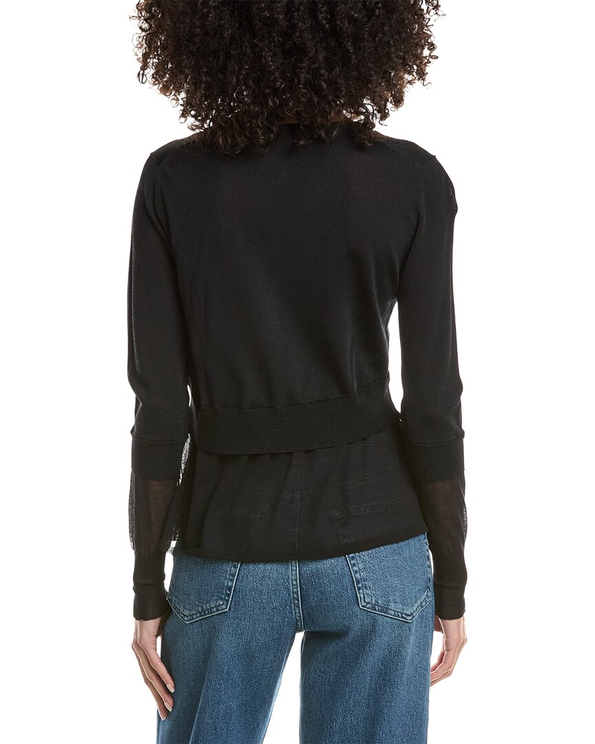 3.1 Phillip Lim V-Neck Double Layer Cardigan