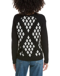 3.1 Phillip Lim Argyle Jacquard Relaxed Pullover