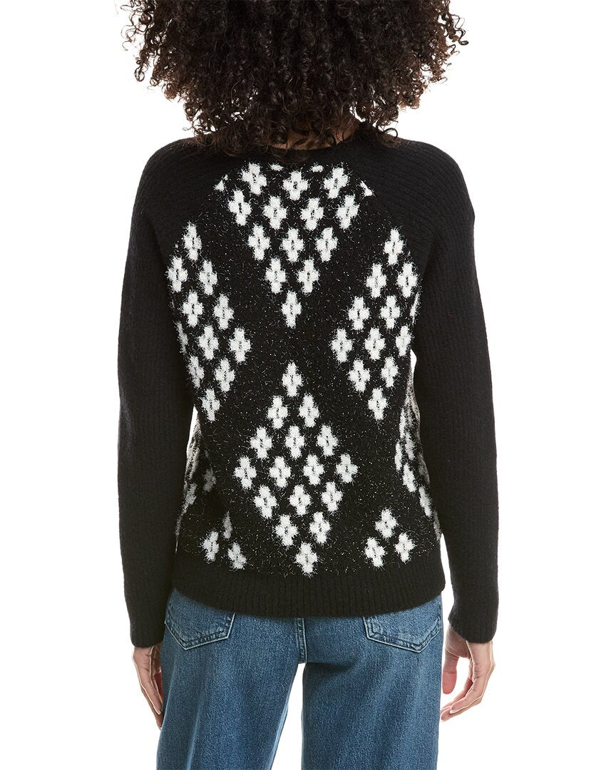 3.1 Phillip Lim Argyle Jacquard Relaxed Pullover