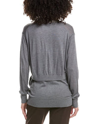 3.1 Phillip Lim Faux Layered Wool & Silk-Blend Cardigan