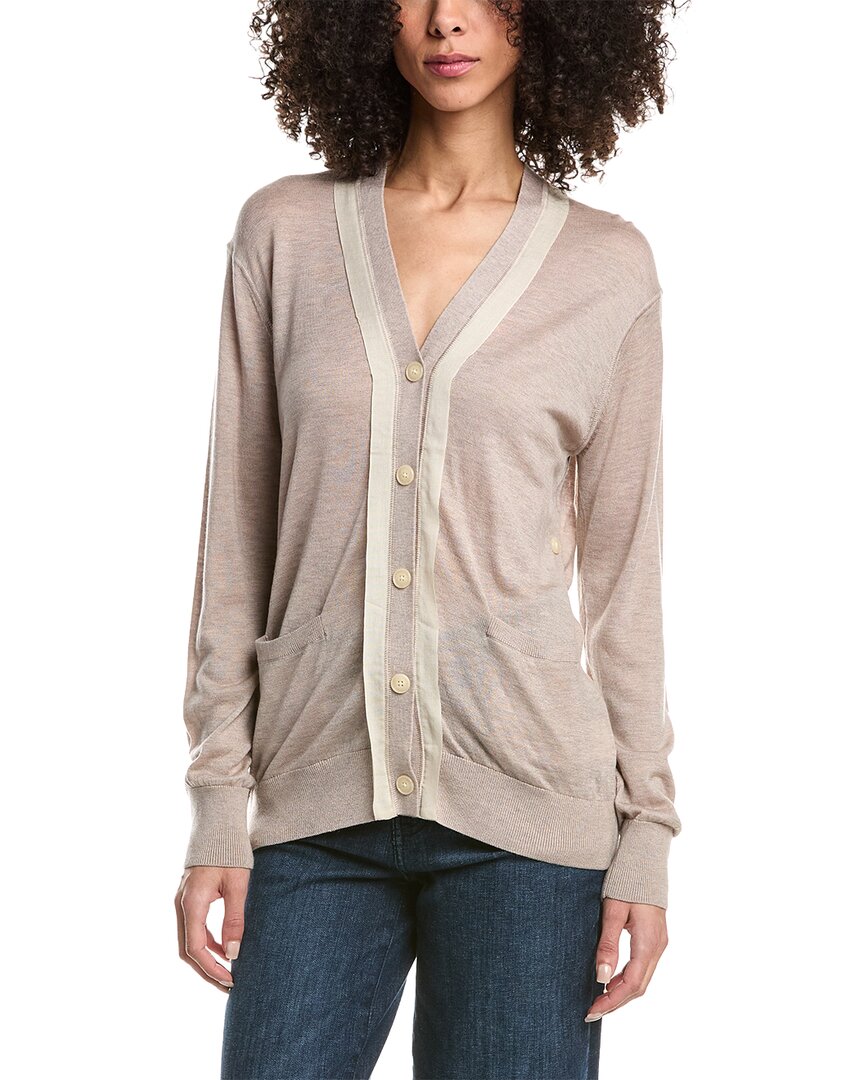 3.1 Phillip Lim Faux Layered Wool & Silk-Blend Cardigan