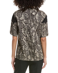 3.1 Phillip Lim Stretch Snake Boxy Top