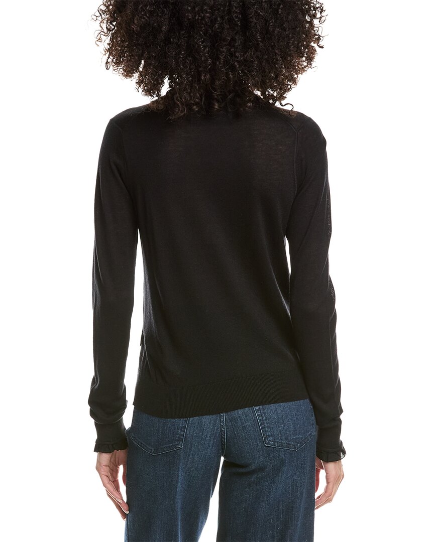 3.1 Phillip Lim Faux Layered Wool & Silk-Blend Sweater