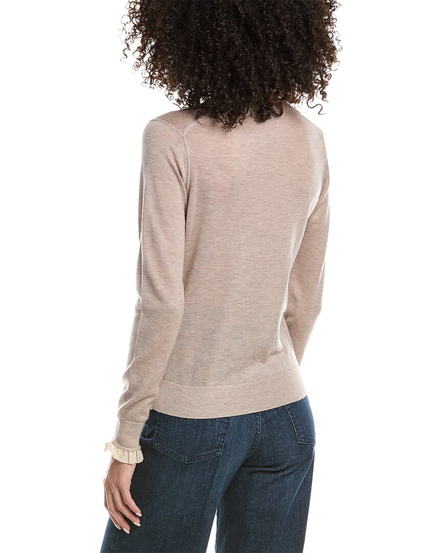 3.1 Phillip Lim Faux Layered Wool & Silk-Blend Sweater