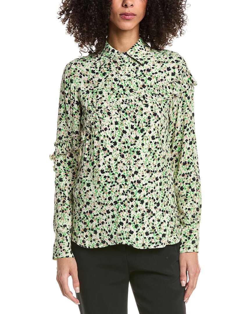 3.1 Phillip Lim Floral Collage Slim Shirt