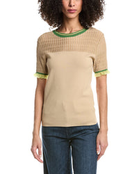 3.1 Phillip Lim Micro Rib Ottoman Fitted Pullover