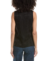 3.1 Phillip Lim Fluid Plaid Sleeveless Top