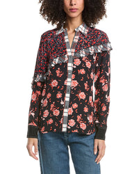 3.1 Phillip Lim Chambray Cropped Shirt