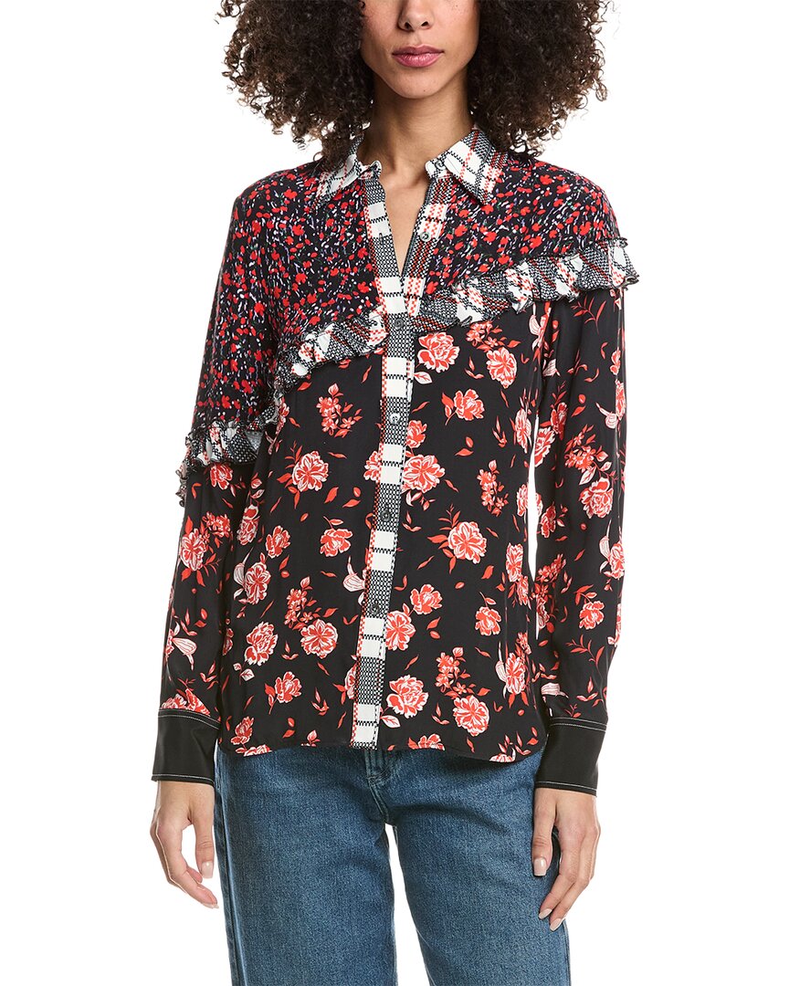 3.1 Phillip Lim Chambray Cropped Shirt