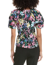 3.1 Phillip Lim Flowerworks Bloom Sleeve Scoop Neck Top