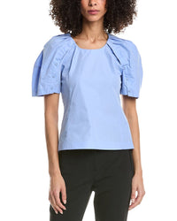 3.1 Phillip Lim Bloom Sleeve Scoop Neck Top