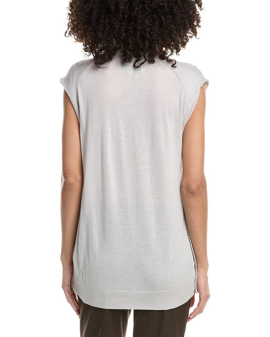 3.1 Phillip Lim Mock Neck Wool Shell