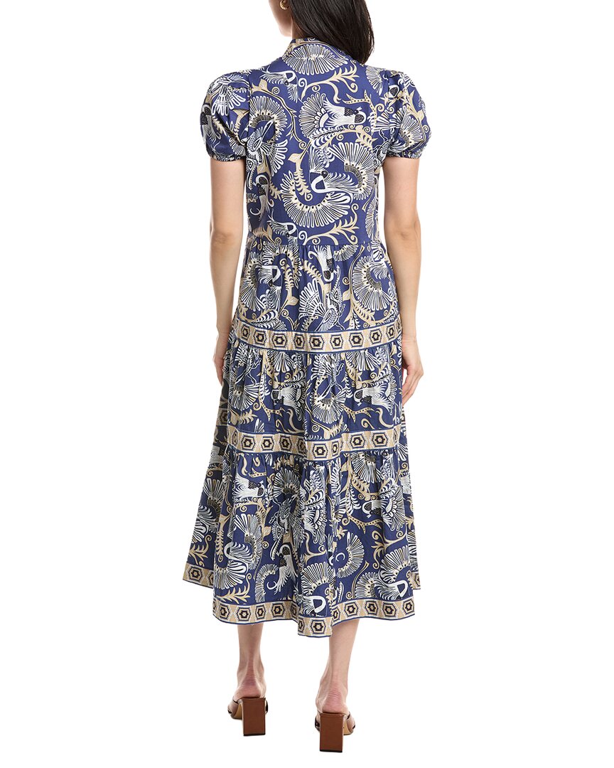 Sail To Sable Puff Midi Dress