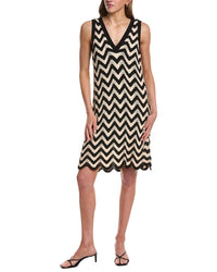 525 America Lauren Chevron Mini Dress