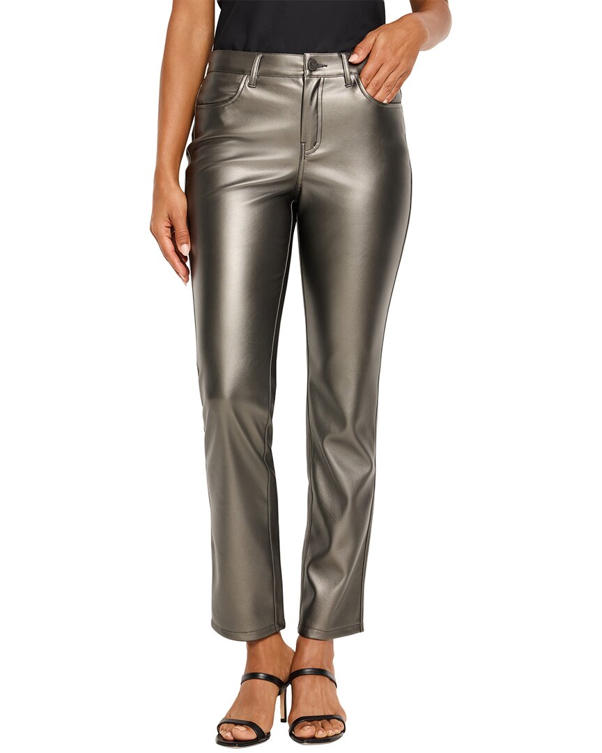 Nic+Zoe Daytrip Metallic Faux Leather Pant
