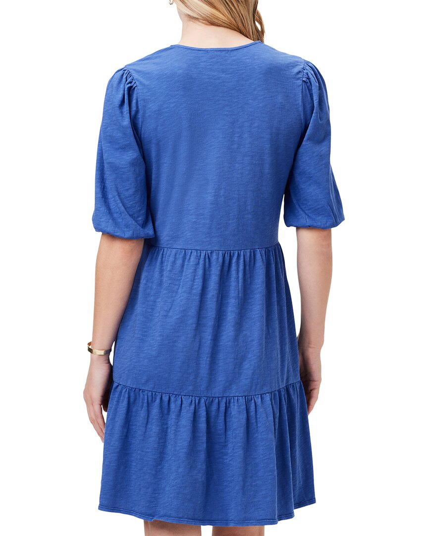 Nic+Zoe Elbow Sleeve V-Neck Dress