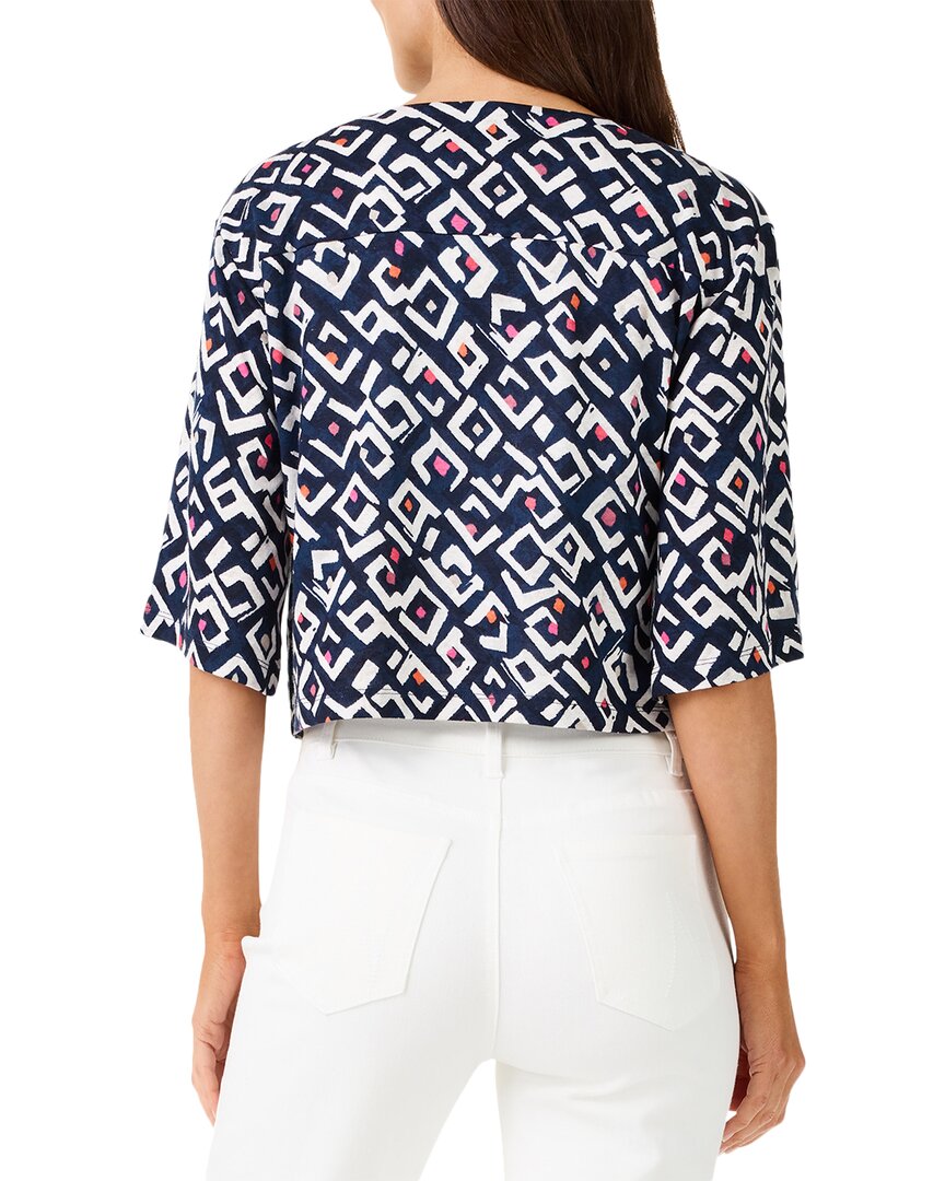 Nic+Zoe Petite Linen-Blend Angles 4-Way Cardigan