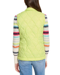 Nic+Zoe Knit Trim Puffer Vest