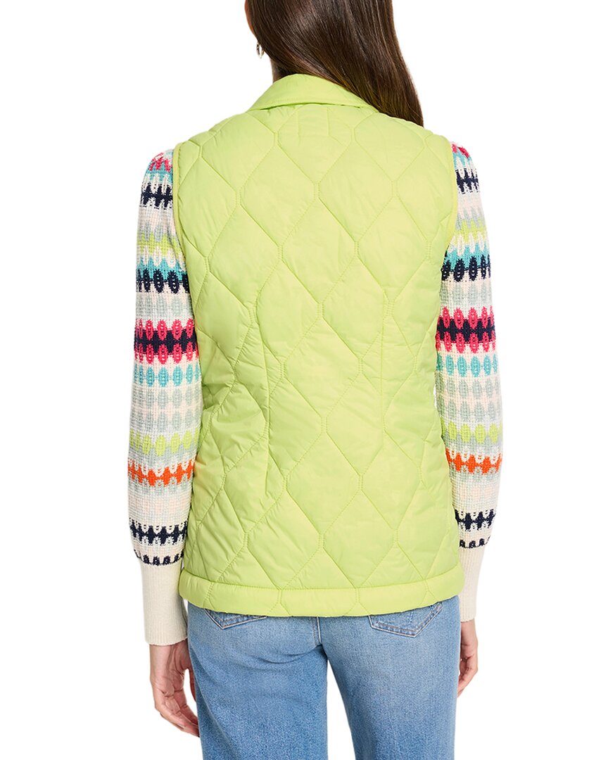 Nic+Zoe Knit Trim Puffer Vest