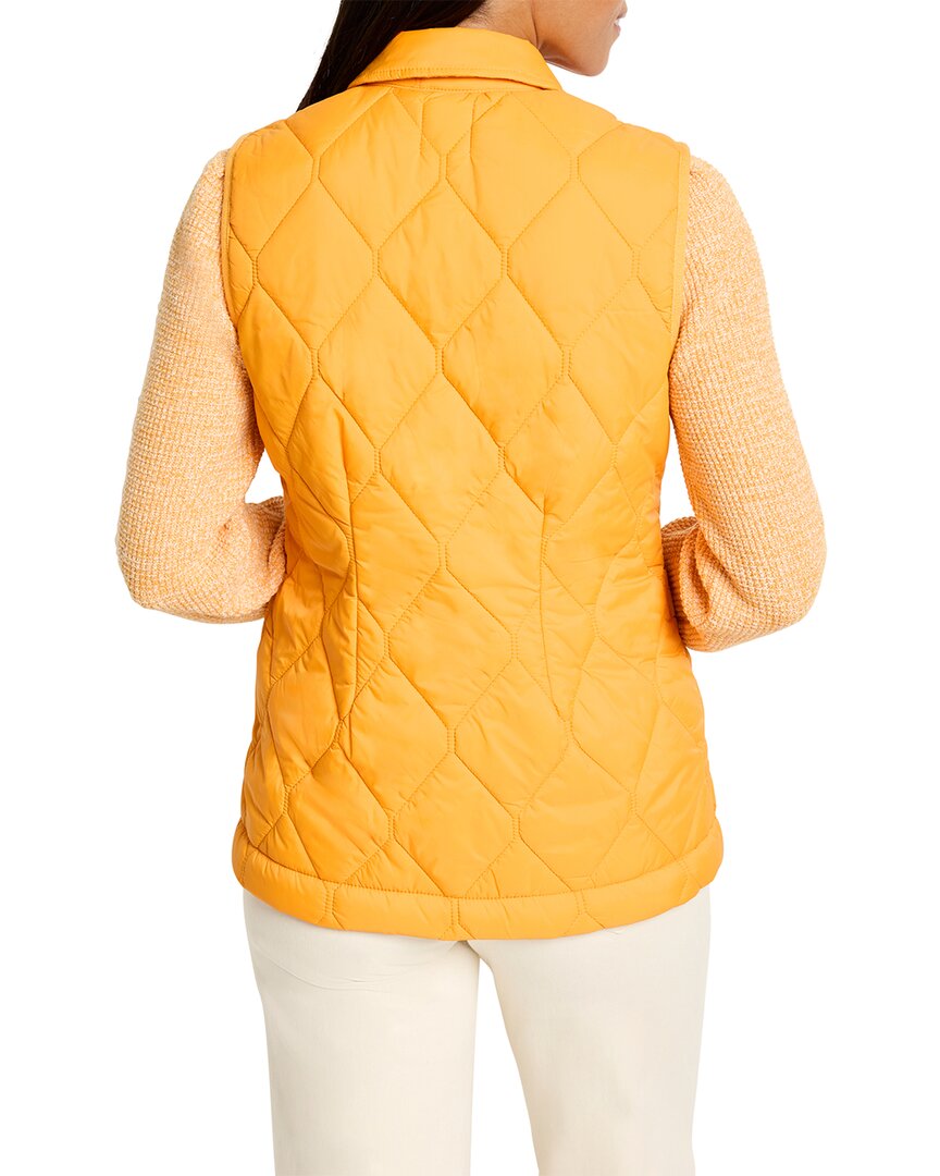 Nic+Zoe Knit Trim Puffer Vest