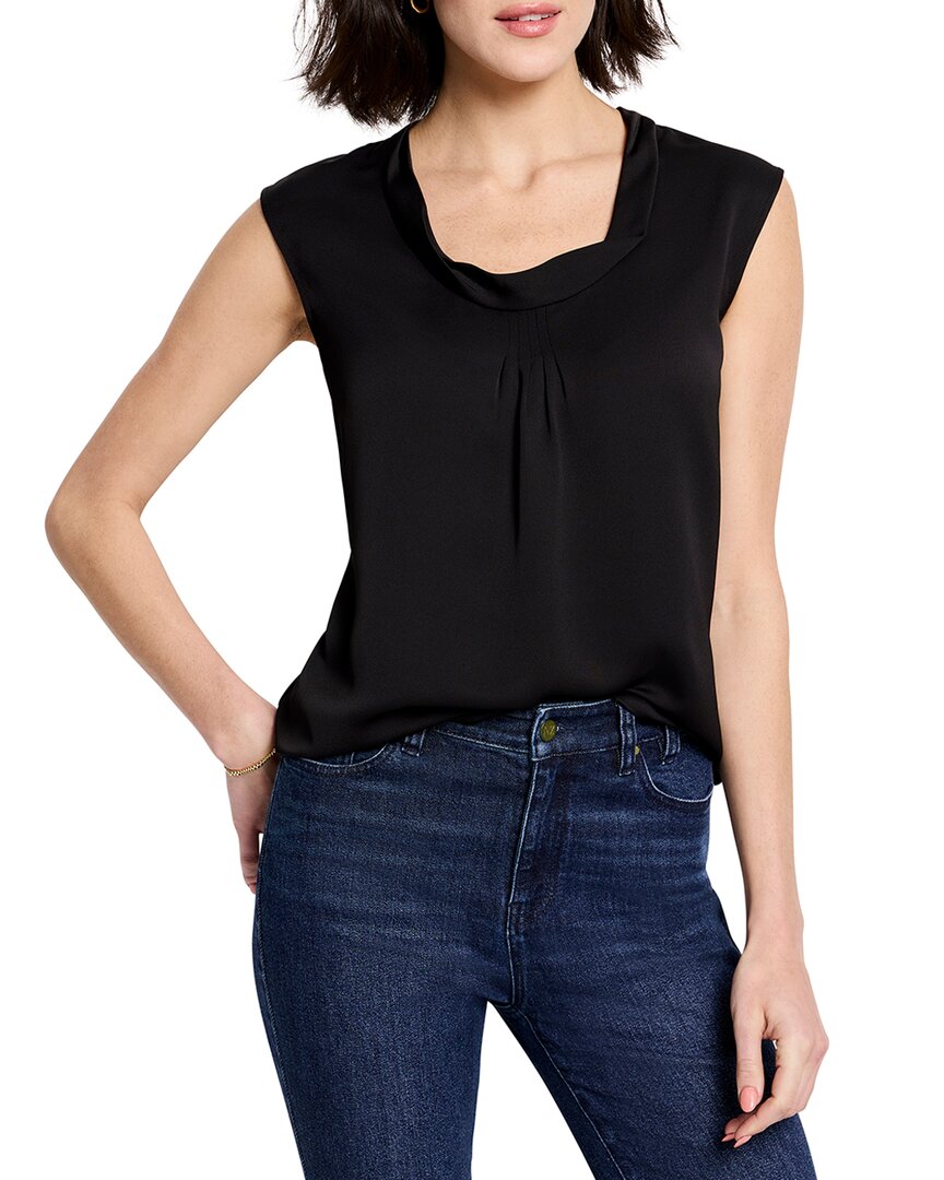 Nic+Zoe Satin Chiffon Jacket Layer