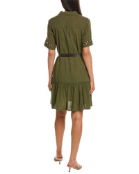Nanette Nanette Lepore Linen-Blend Mini Dress