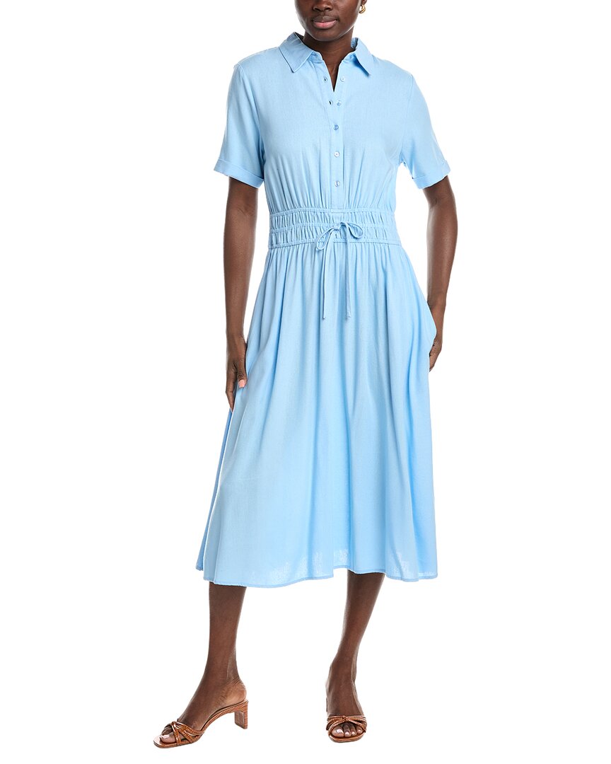 Nanette Nanette Lepore Linen-Blend Midi Dress