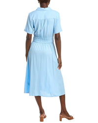 Nanette Nanette Lepore Linen-Blend Midi Dress