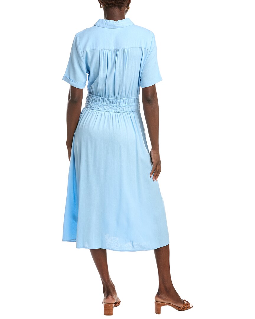 Nanette Nanette Lepore Linen-Blend Midi Dress