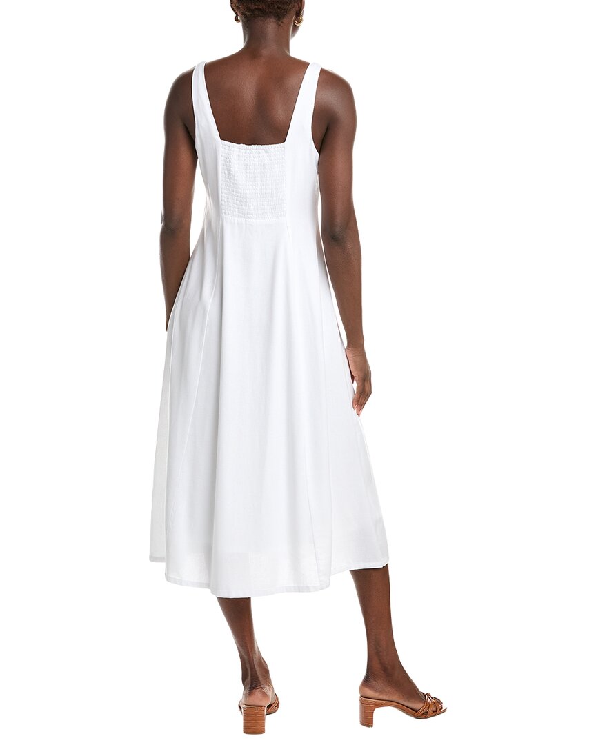 Nanette Nanette Lepore Linen-Blend Midi Dress