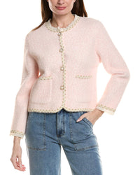 Beulah Fuzzy Eyelash Jacket
