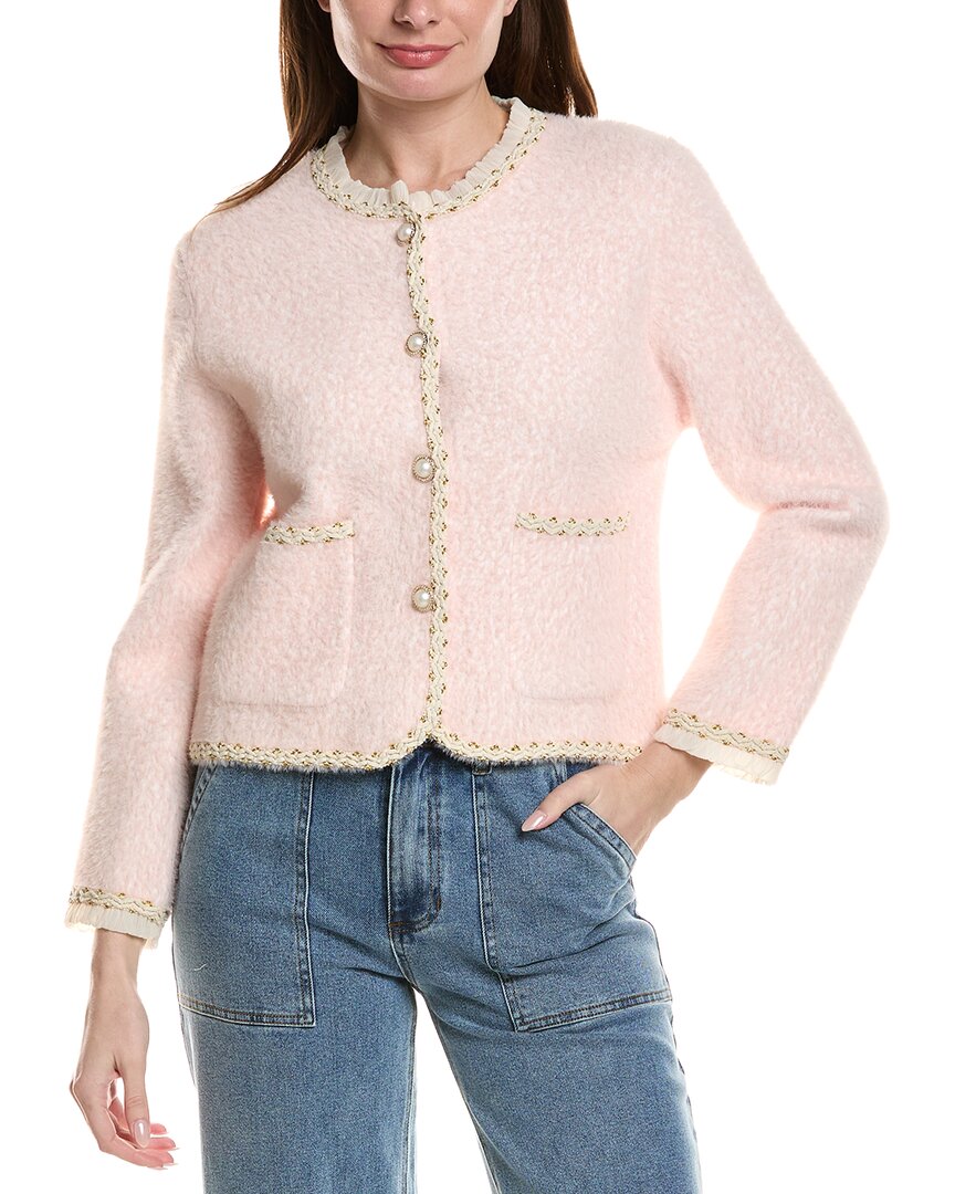 Beulah Fuzzy Eyelash Jacket