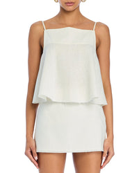 Seroya Miley Linen-Blend Top