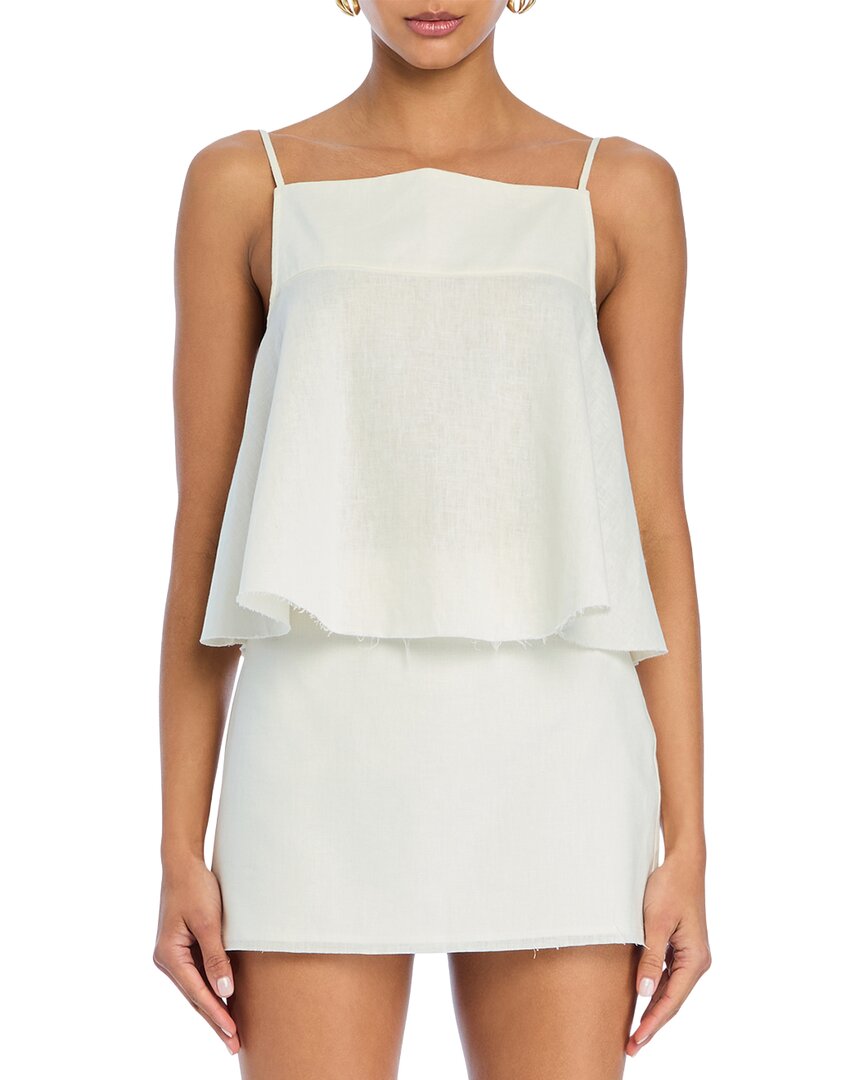 Seroya Miley Linen-Blend Top