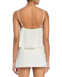 Seroya Miley Linen-Blend Top