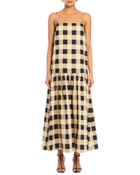 Seroya Aydan Linen-Blend Maxi Dress