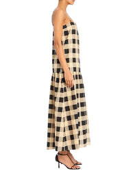 Seroya Aydan Linen-Blend Maxi Dress
